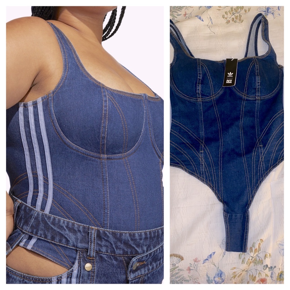 X IVY PARK DENIM BODYSUIT